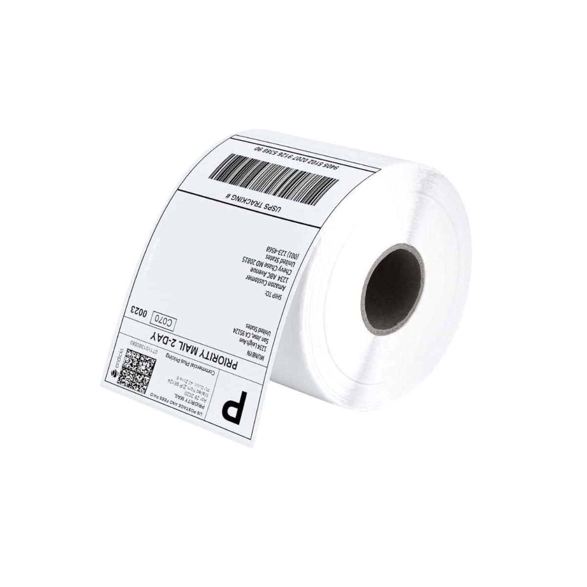 4" x 6" Shipping Label Roll | 400 Labels Per Roll | Direct Thermal Self Adhesive Roll