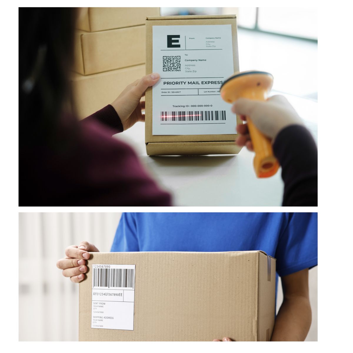 4" x 6" Shipping Label Roll | 400 Labels Per Roll | Direct Thermal Self Adhesive Roll - Image 2
